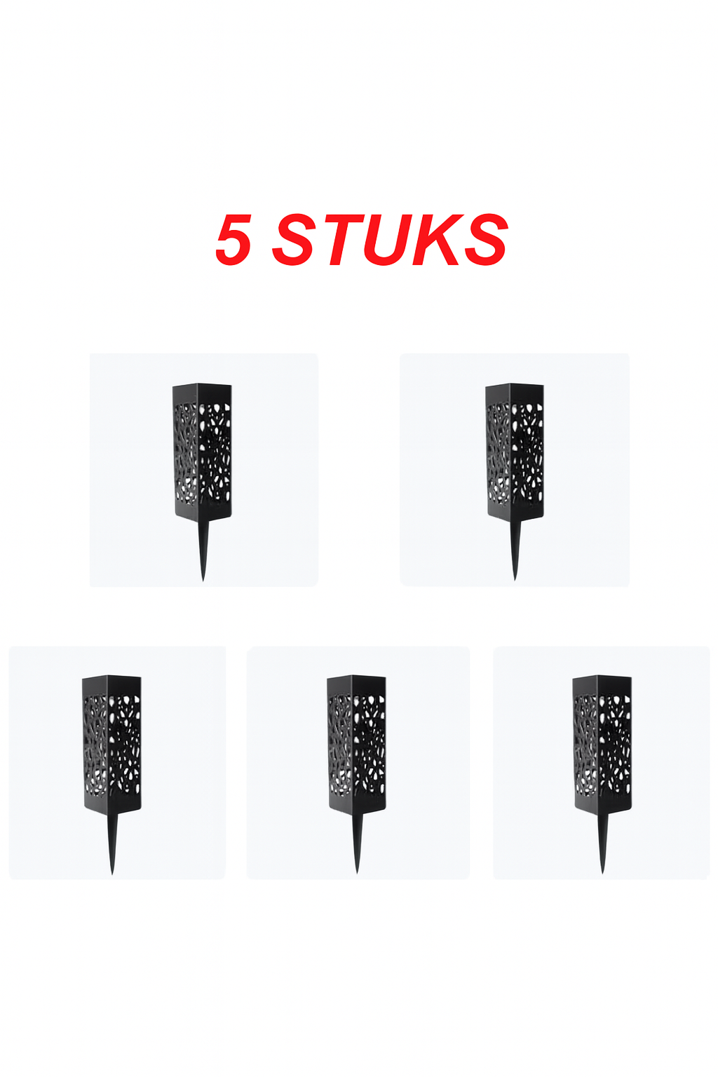 Solar Tuinlamp LED – Waterdichte Buitenverlichting op Zonne-energie (Set van 1, 3 of 5)