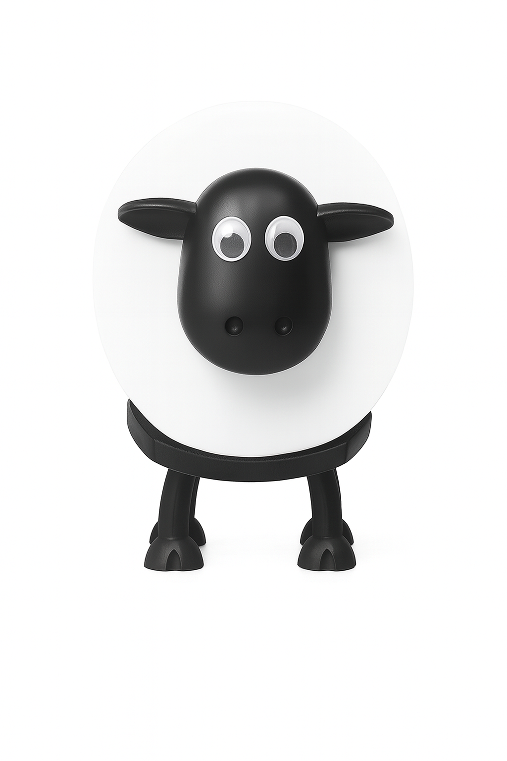 WC-rolhouder schaap zwart – set van 1 of 3