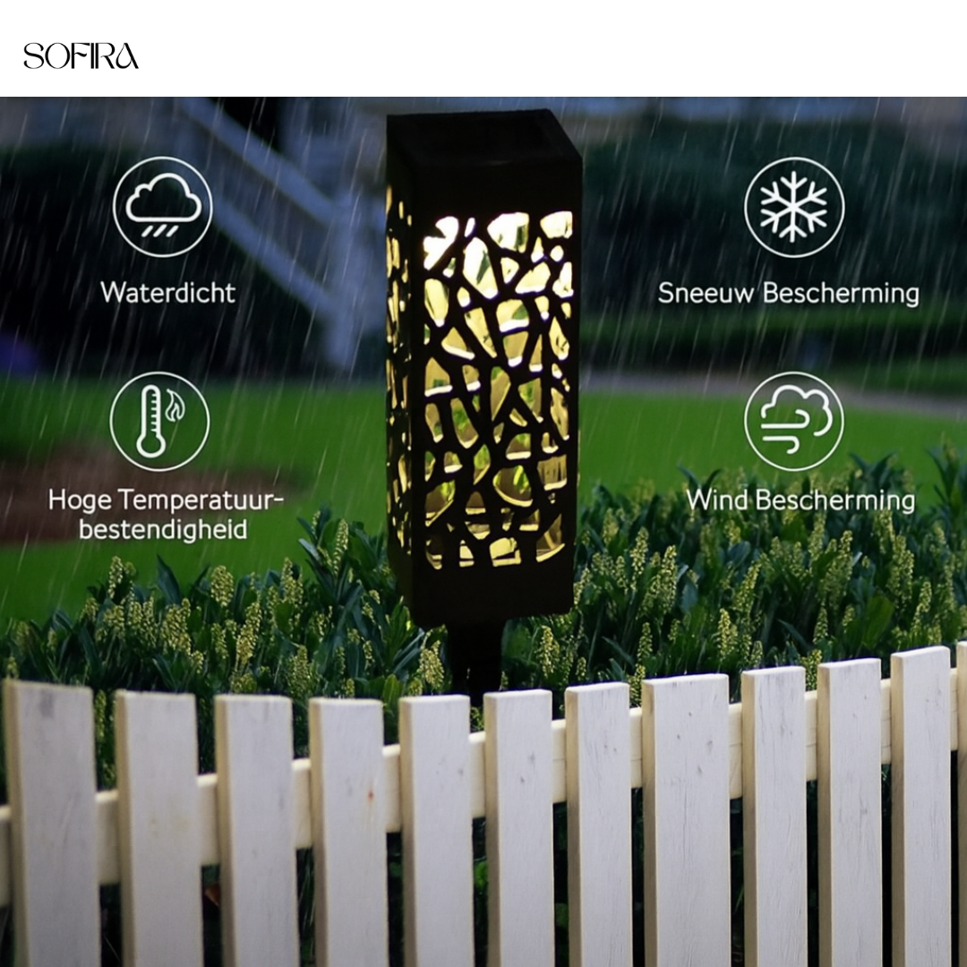 Solar Tuinlamp LED – Waterdichte Buitenverlichting op Zonne-energie (Set van 1, 3 of 5)
