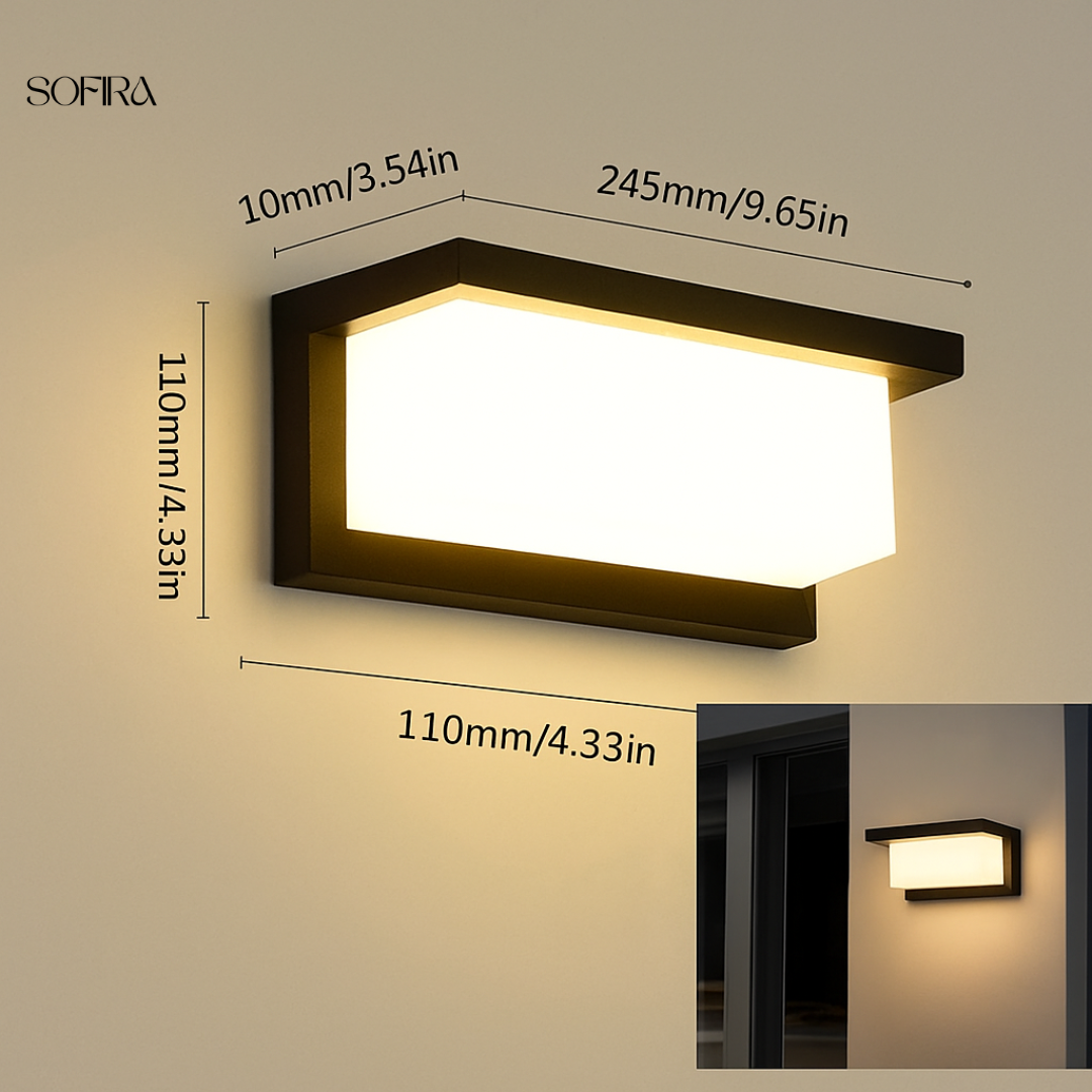 Moderne Buitenlamp LED – Cilindrische Wandlamp 16W