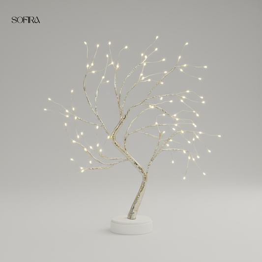 LED Boomlamp – Decoratieve Tafellamp met Warm Licht (50 cm)