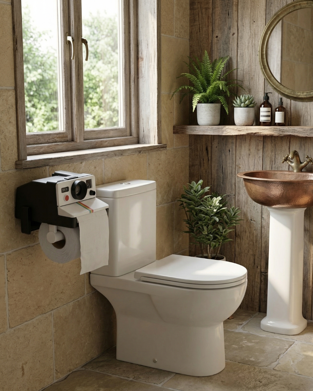 Retro Camera Toiletrolhouder