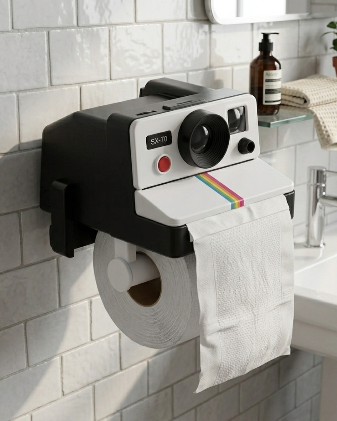 Retro Camera Toiletrolhouder