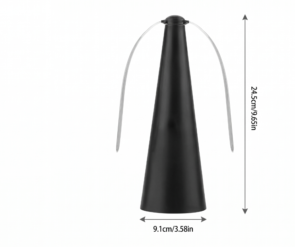 Elektrische Vliegenverjager – Tafelventilator Zwart – 25cm